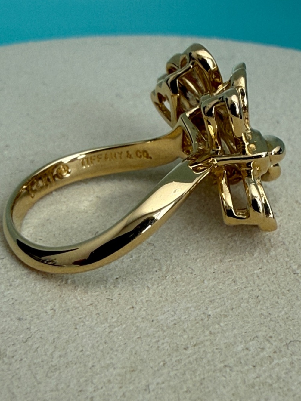 Tiffany & Co. 18k gold Butterfly ring - Picture 9 of 16